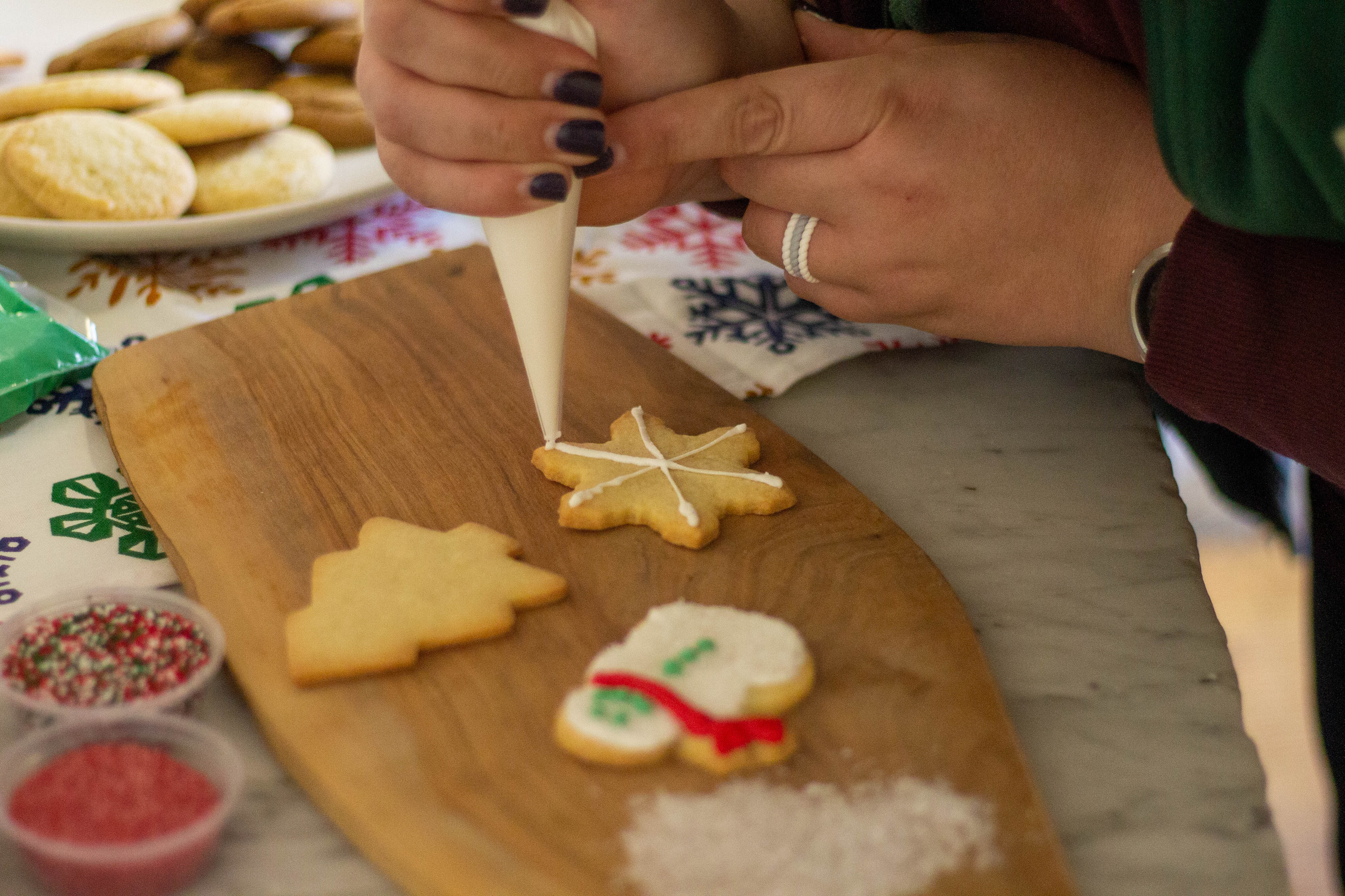 Making cookies