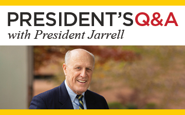 Q&A With UMB President Bruce E. Jarrell