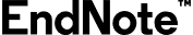 EndNote logo; black font; white background