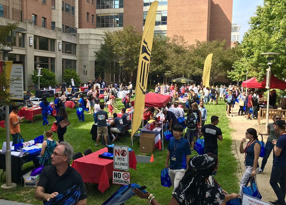 Fall Fest on the School of Nursing Lawn