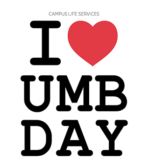 Text reads I Heart UMB Day