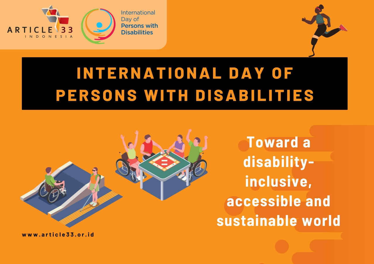 International disability day poster
