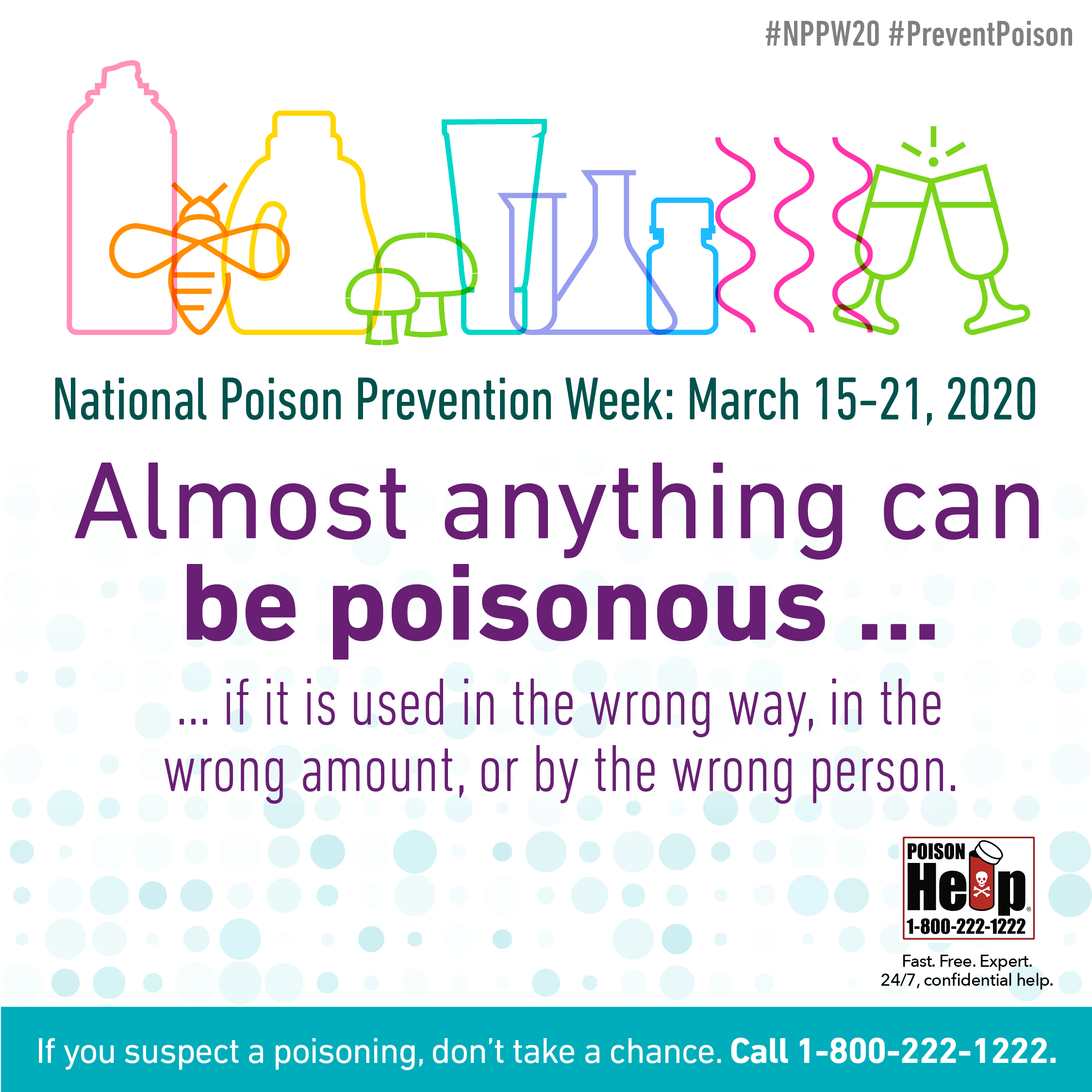 National Poison Prevention Week March 15-21, 2020