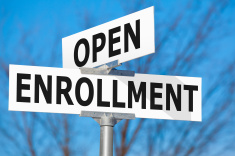 Street Sign - Open Enrollment
