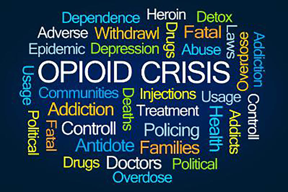 Opioid crisis word cloud