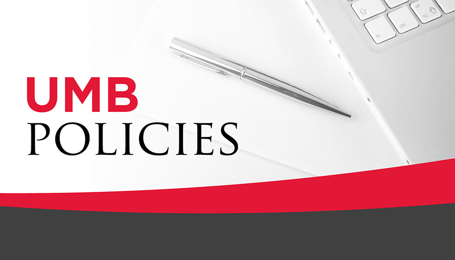 UMB Policies and Procedures