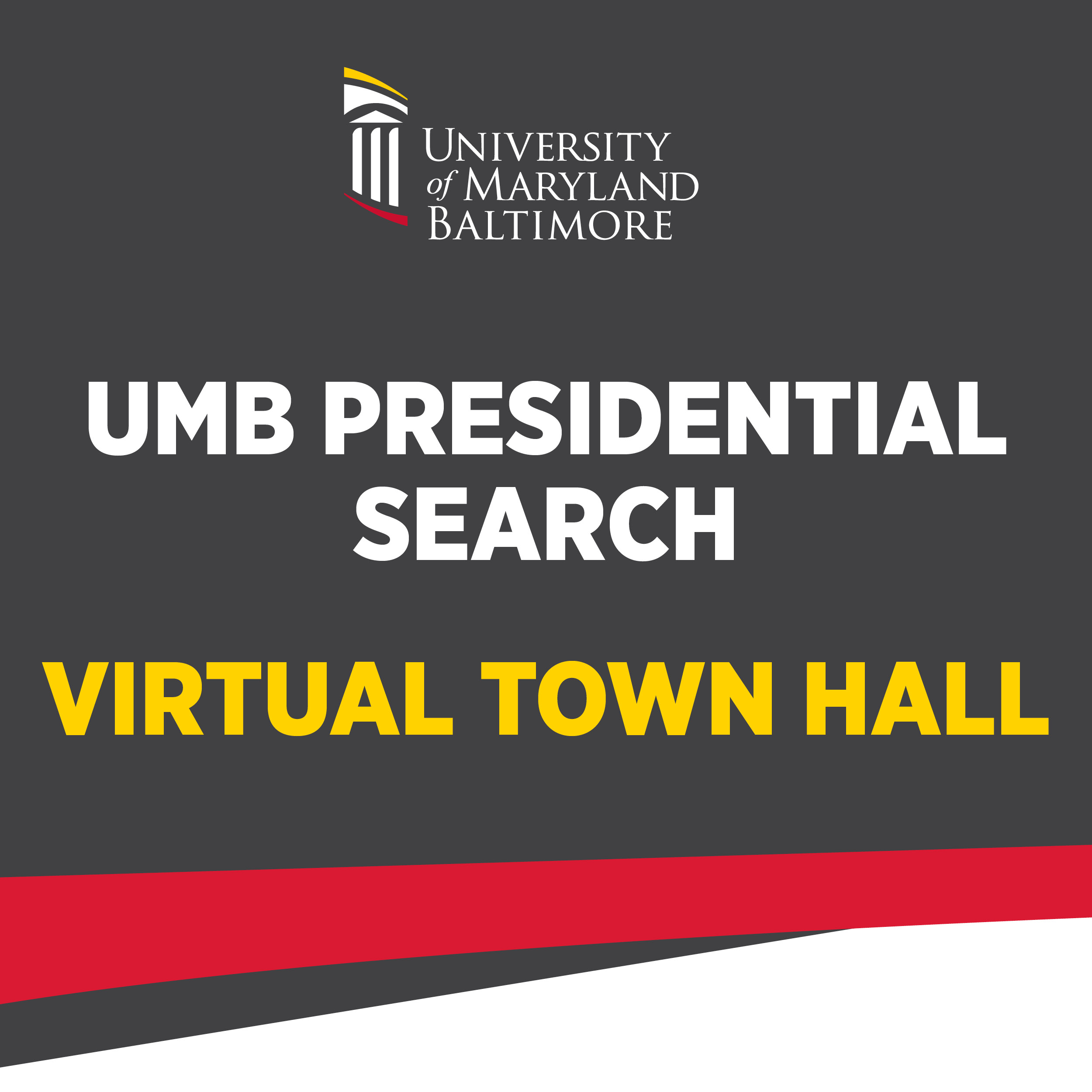 UMB Presidential Search Town Hall