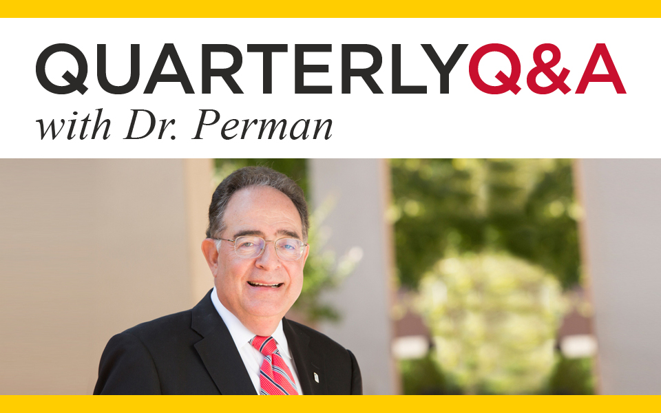 Quarterly Q&A with Dr. Perman