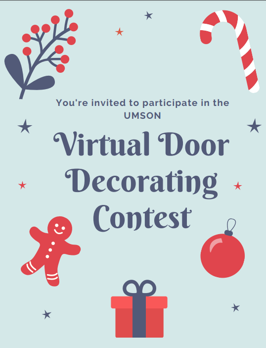 The Elm | Participate In Umson's Virtual Door Decorating Contest!