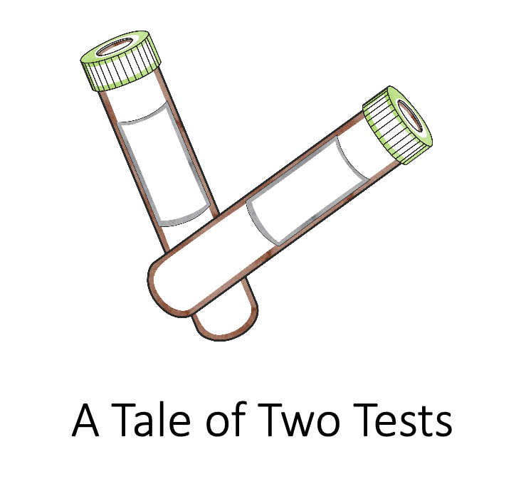two test tubes