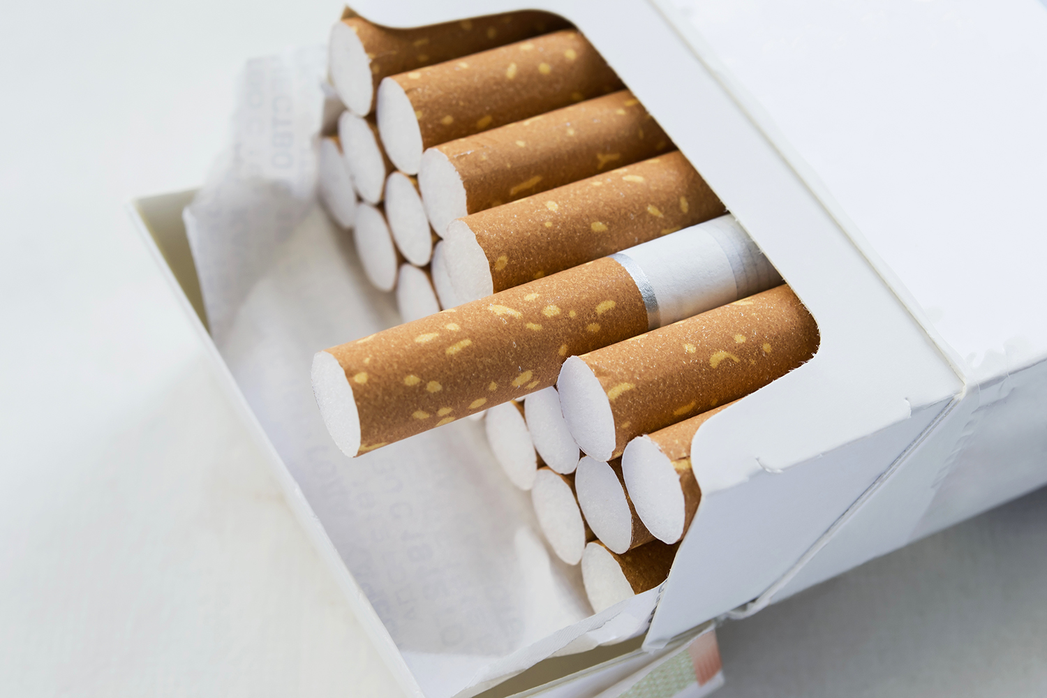 Cigarettes in a pack