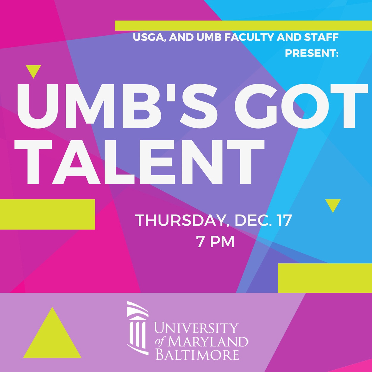 UMB's Got Talent logo