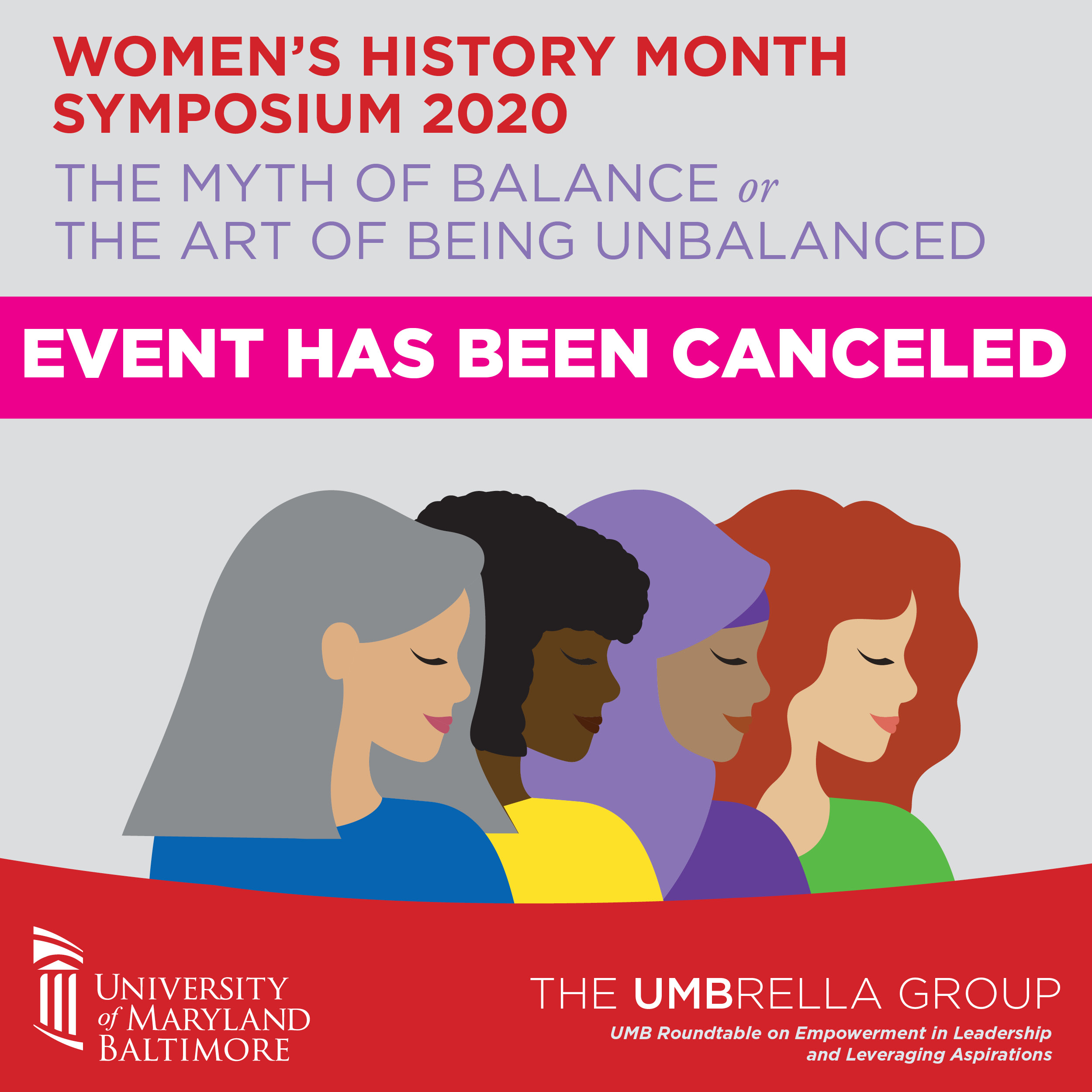 Women's History Month Symposium Canceled
