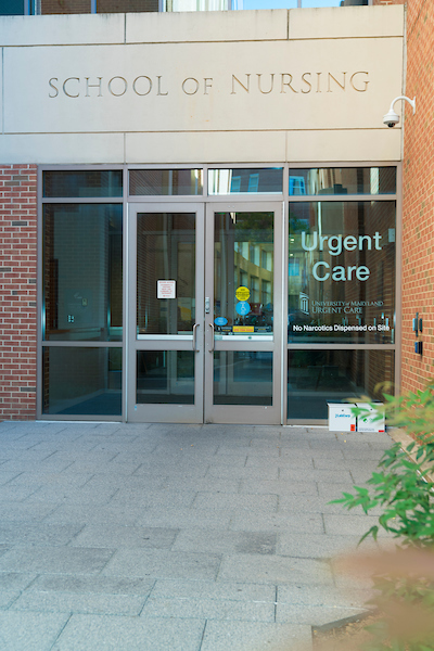 UMMC Urgent Care is located at 105 Penn Street in the School of Nursing.