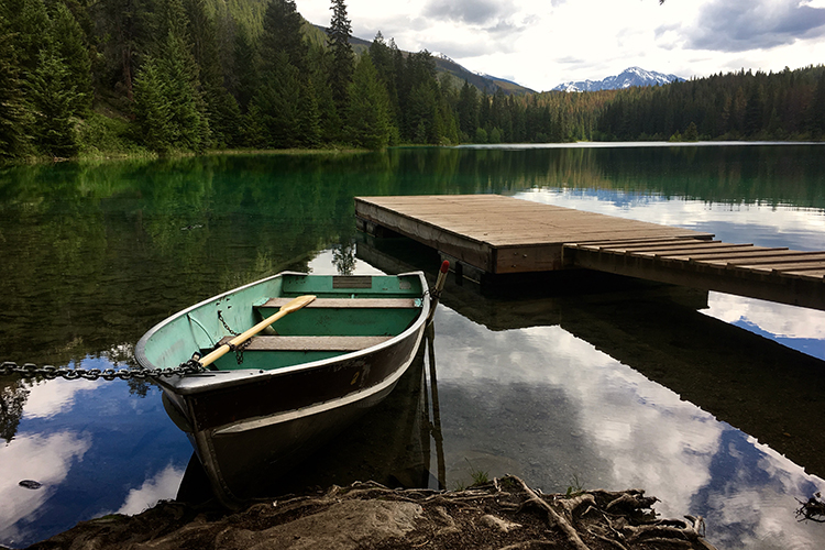 An example of photographic artwork, featuring a waterfront scene