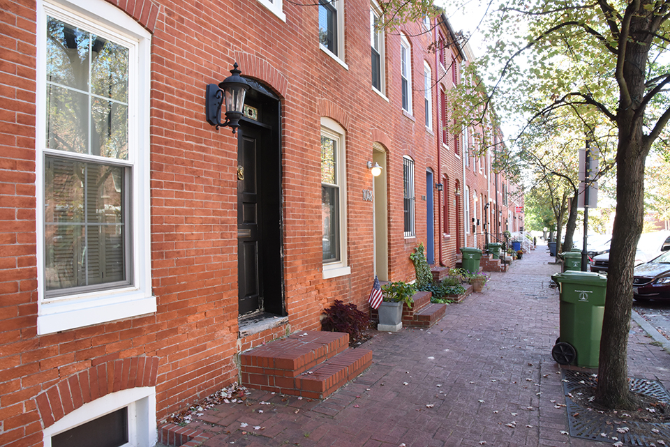 Row of Homes in Baltimore, MD
