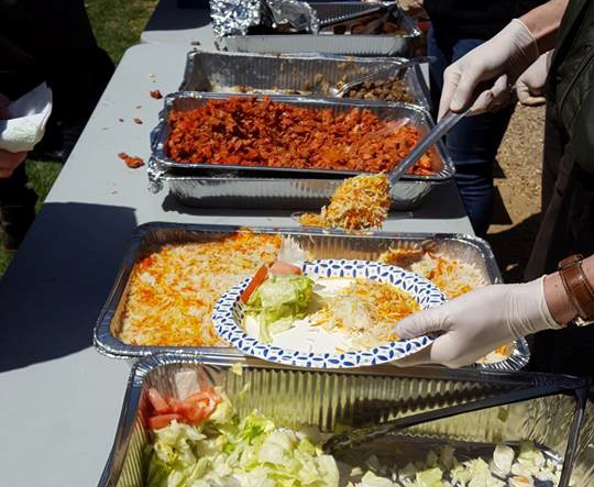 Halal Food being served at last year's event