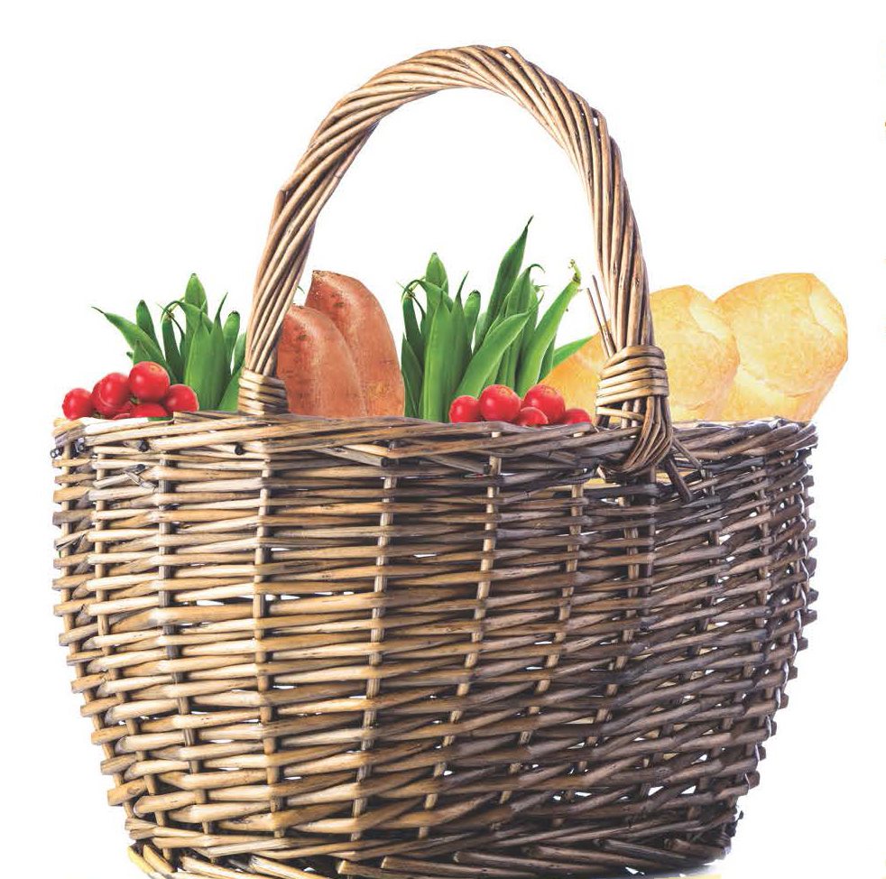 Fall vegetables in a basket