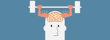 Brain workout clip art 