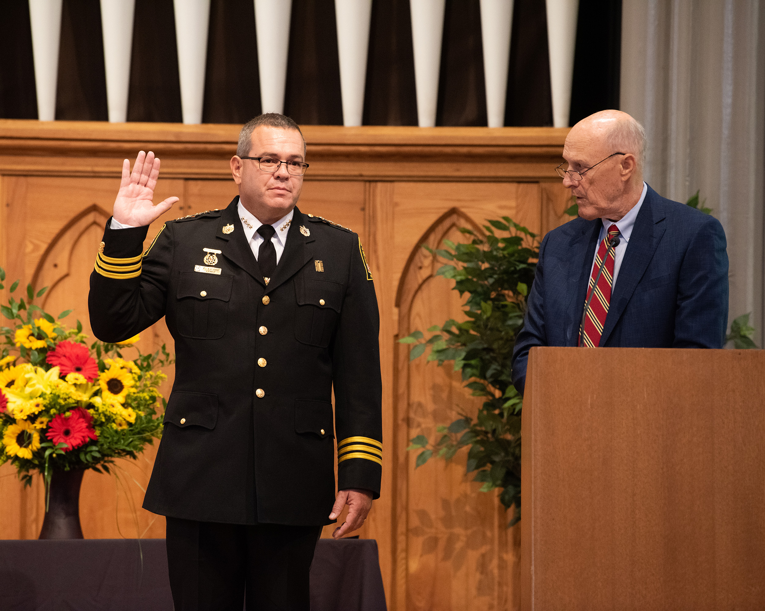 Chief Leone takes oath of office