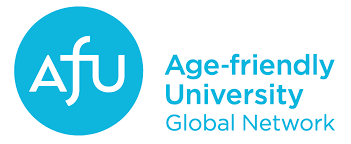 Age-friendly University Global Network in blue
