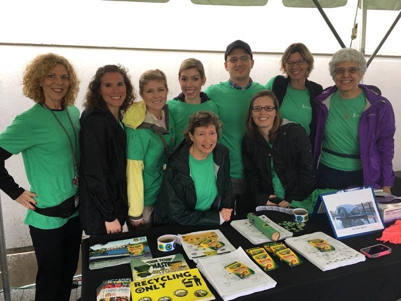 School of Nursing Green Team at a tabling event