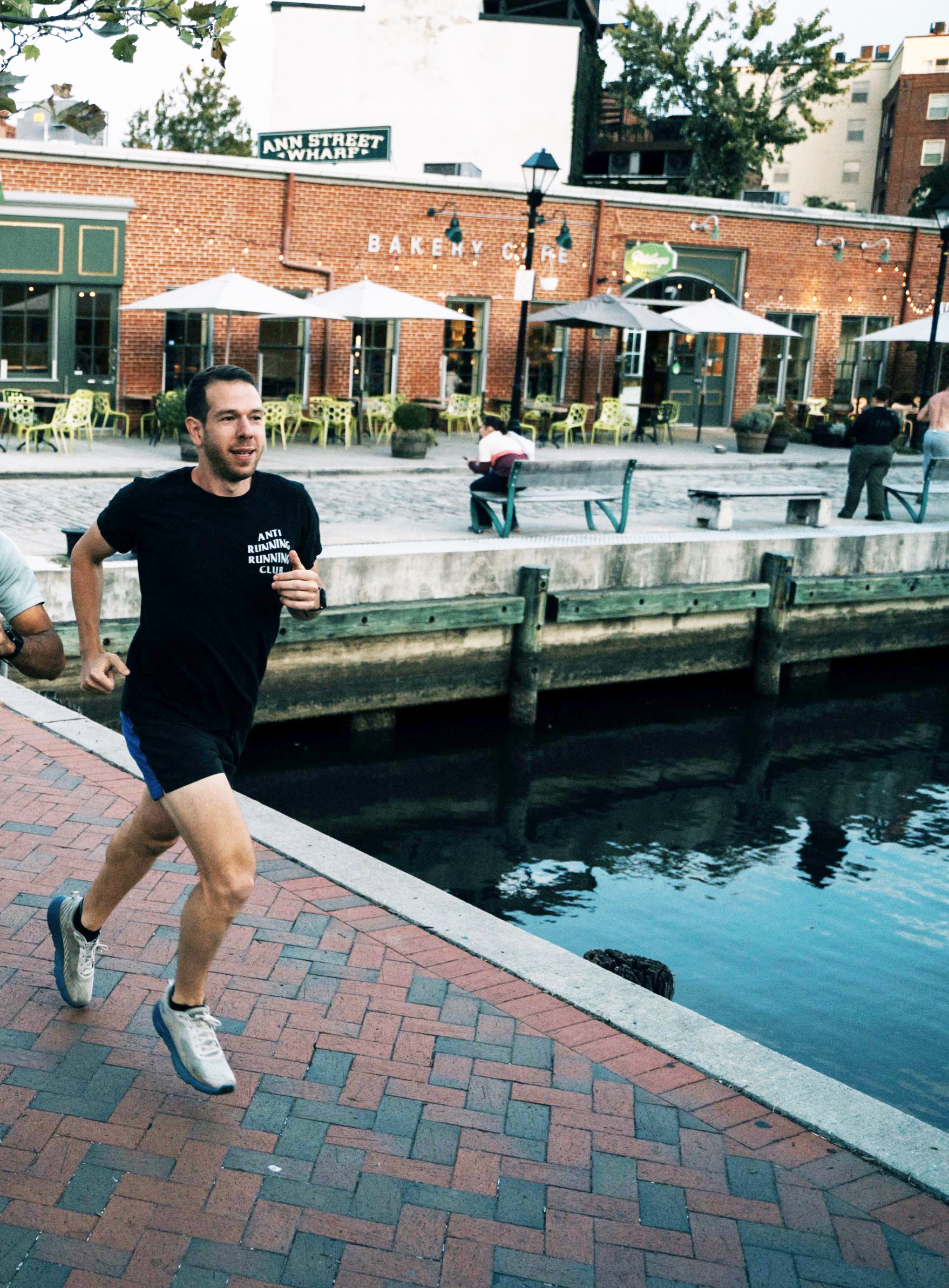 Jeremy Ardanuy out on a run in Baltimore City