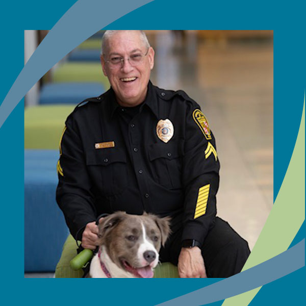 Cpl. John Jones and police dog Lexi