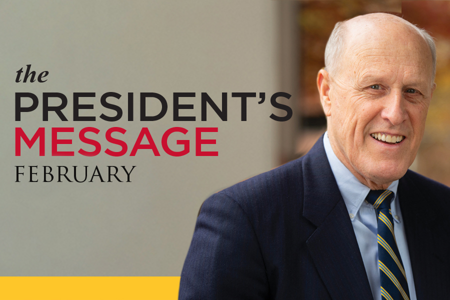 The President's Message February