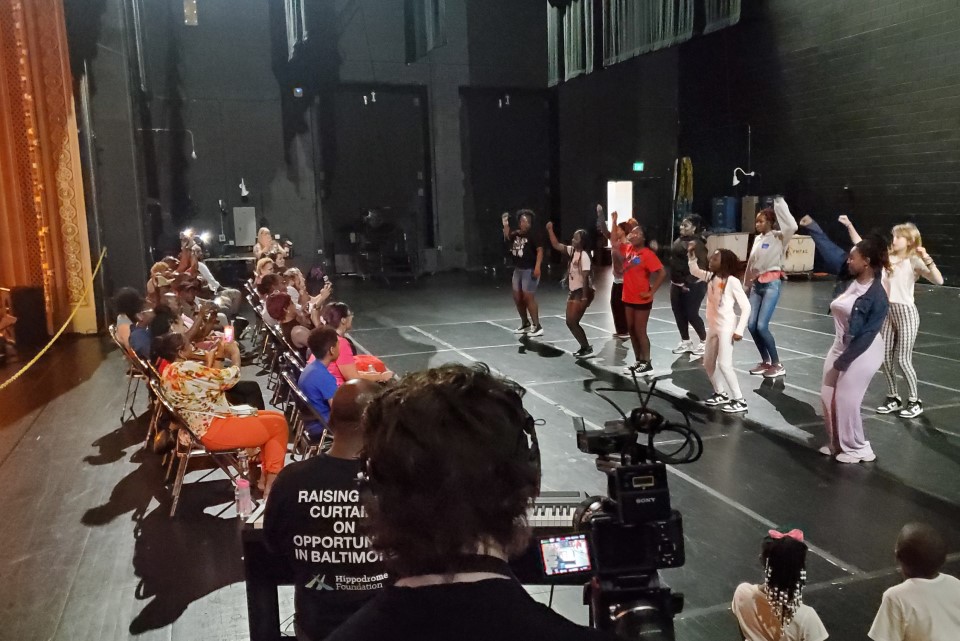 A&F families look on as campers deliver their big performance on the iconic Hippodrome stage 