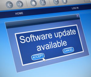 computer image of software update 