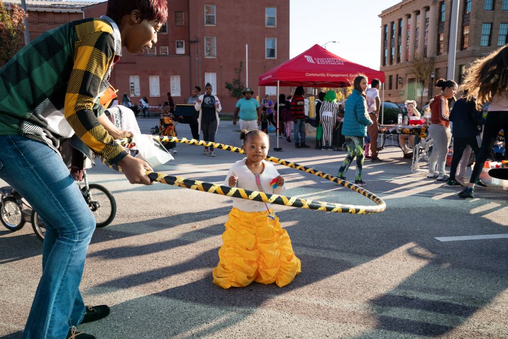 Over 250 communities members attended Trick or Treat with UMB.