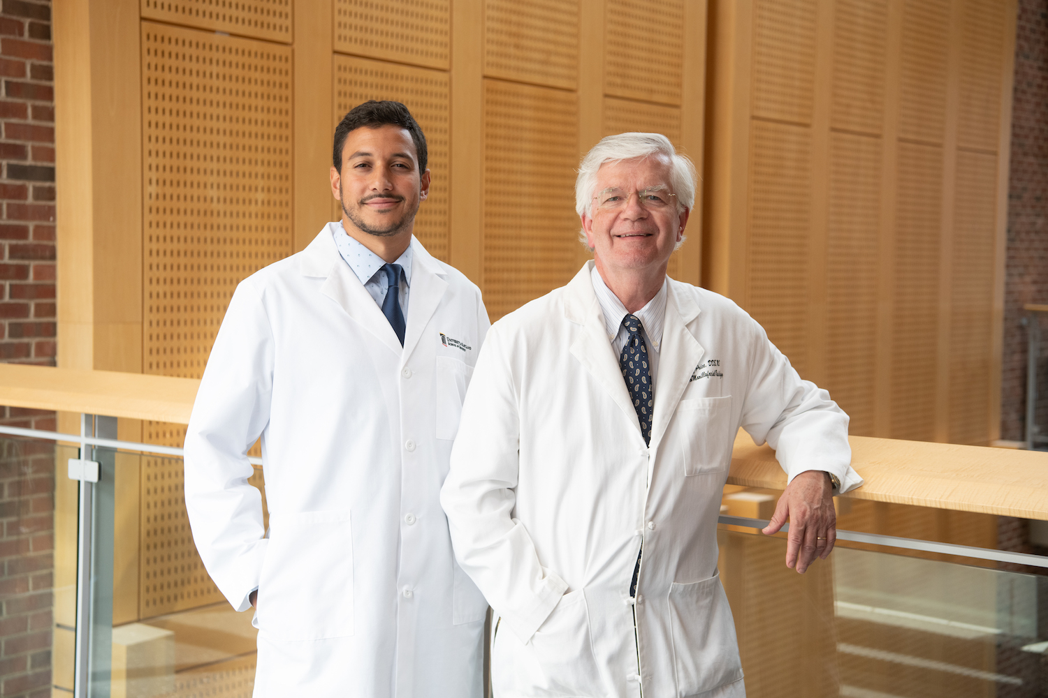 Ahmed Sultan (left), BDS, PhD, and Jeffery B. Price, DDS, MS 