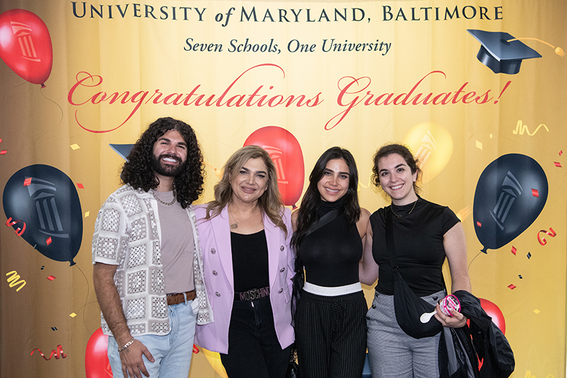 UMB graduate and guests