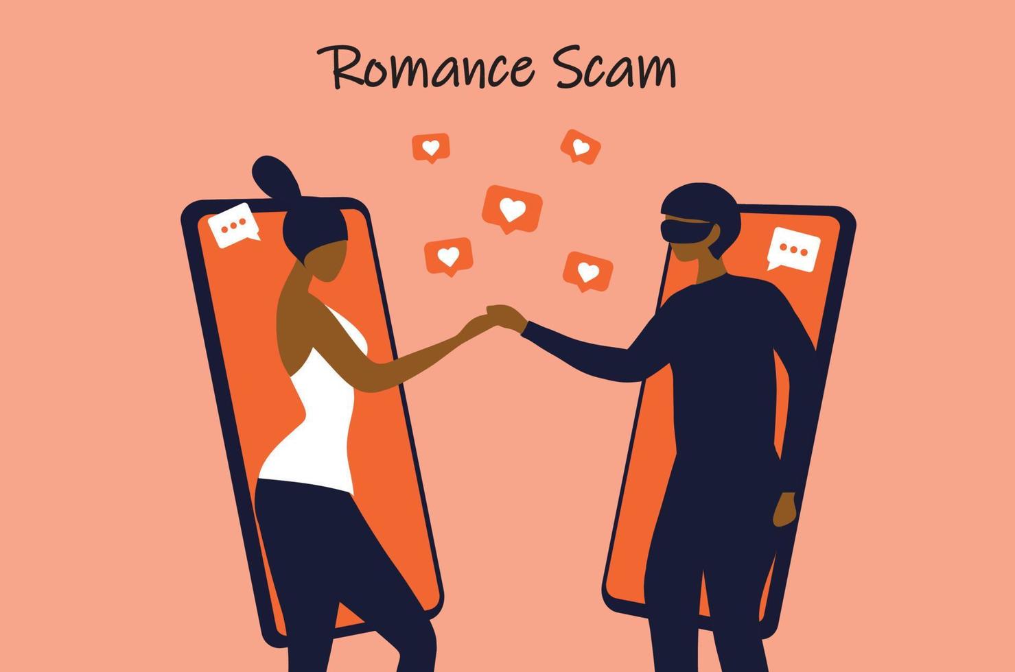 Romance scam image