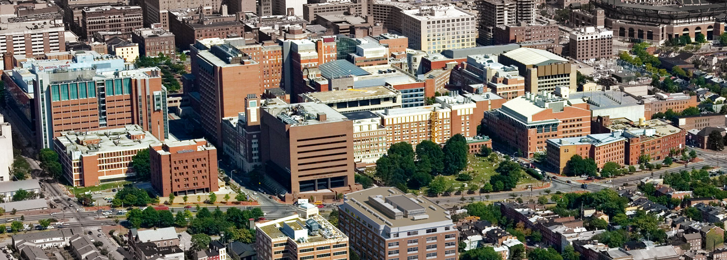 aerial footage of UMB's campus