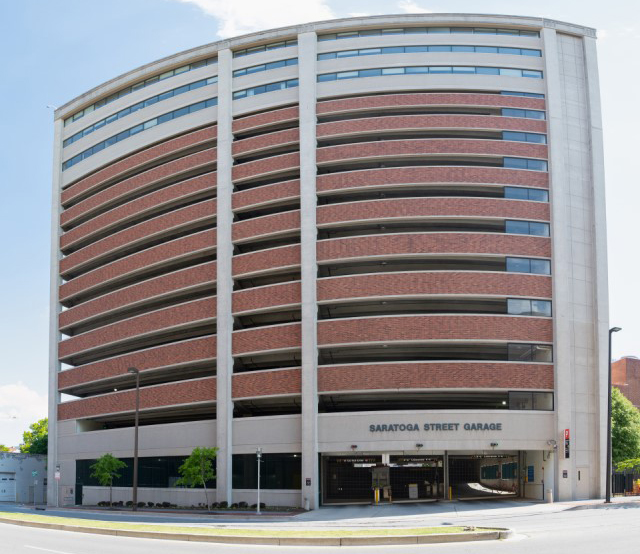 The Saratoga Building, which was used for a pilot program to test energy savings around the HVAC systems. 