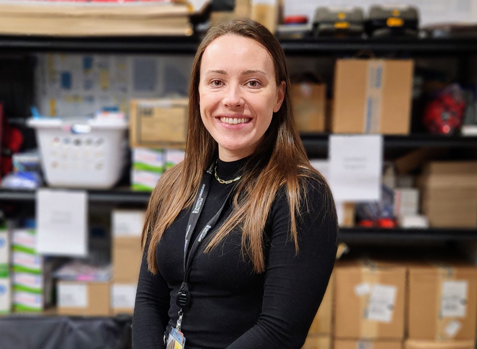 Emergency Management's Haley Cifizzari poses for a picture