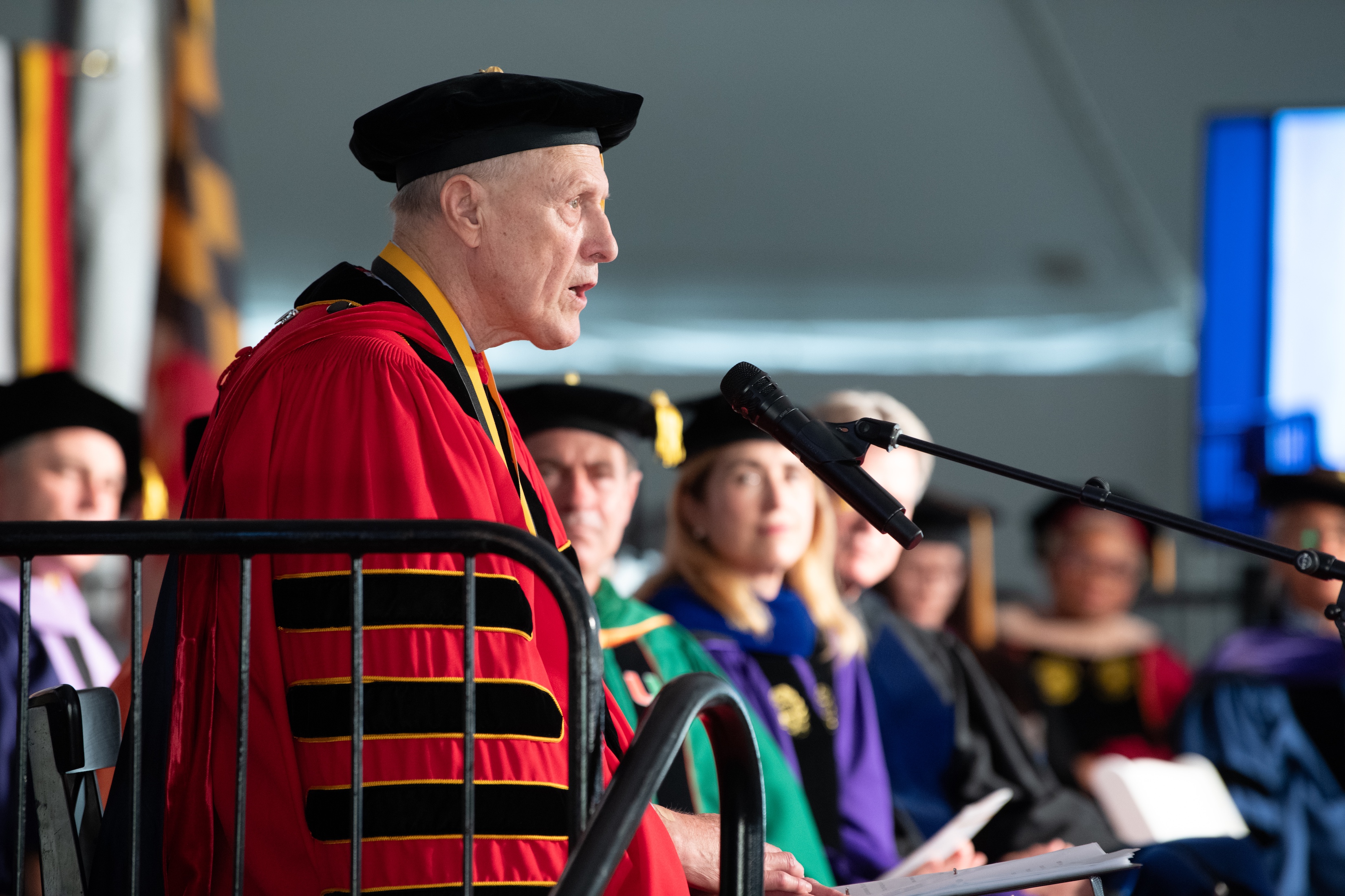 Bruce Jarrell speaks at Convocation