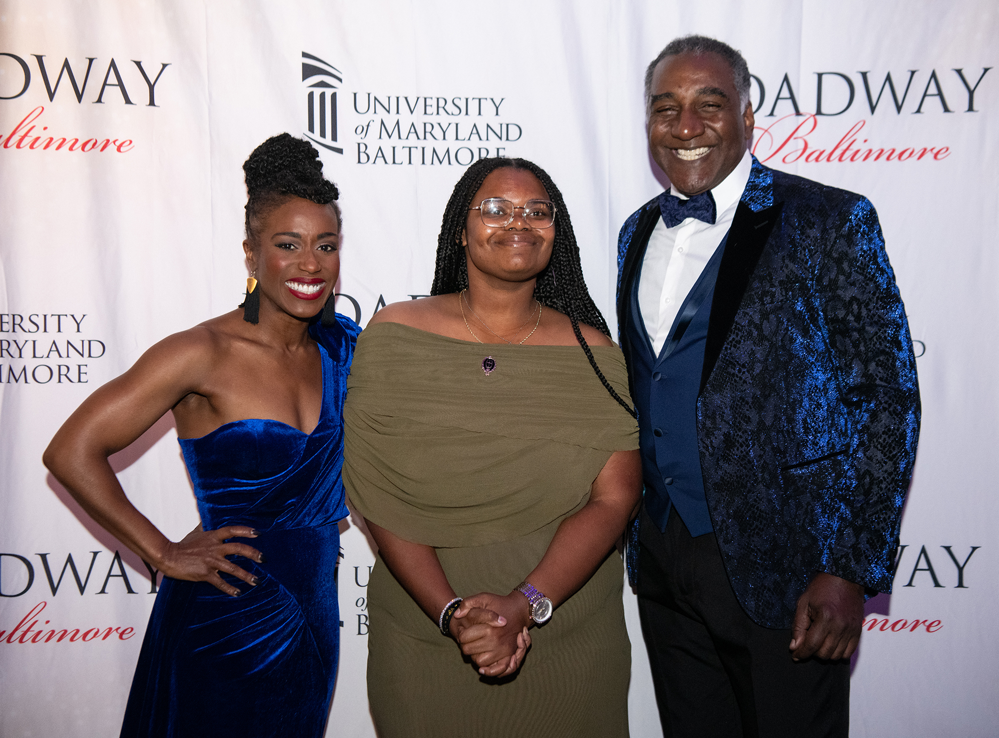 From left, Felicia Curry, Princaya Sanders, and Norm Lewis