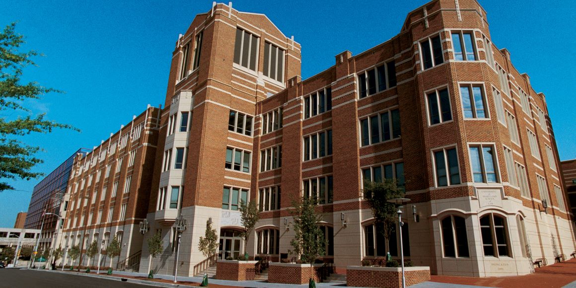 Exterior of law school building