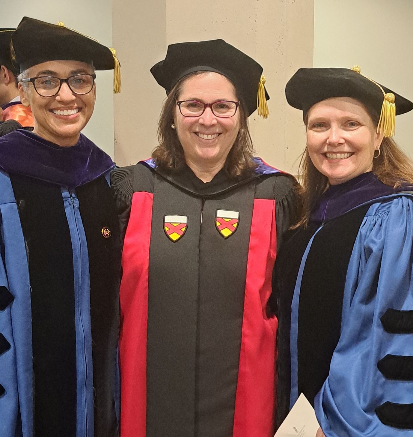 Three Maryland Carey Law deans in academic regalia