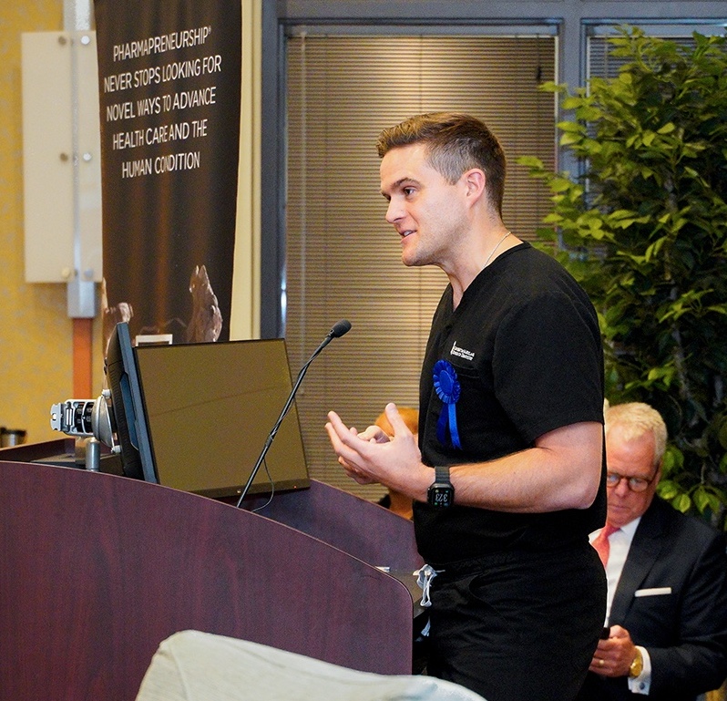 Jeremie Oliver Piña gives presentation