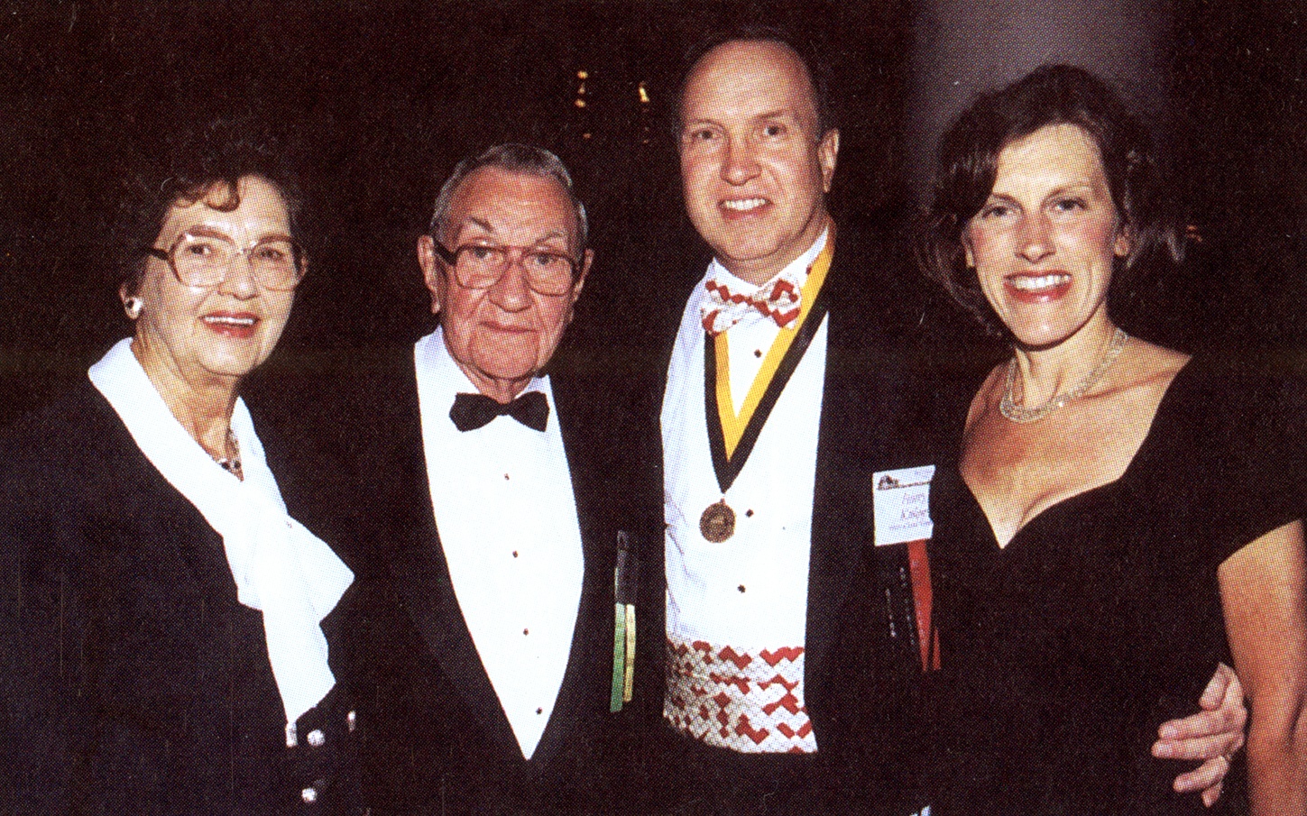 From left, Barbara Knipp, Harry Lester Knipp, Harry Clarke Knipp, and Nora Knipp. 