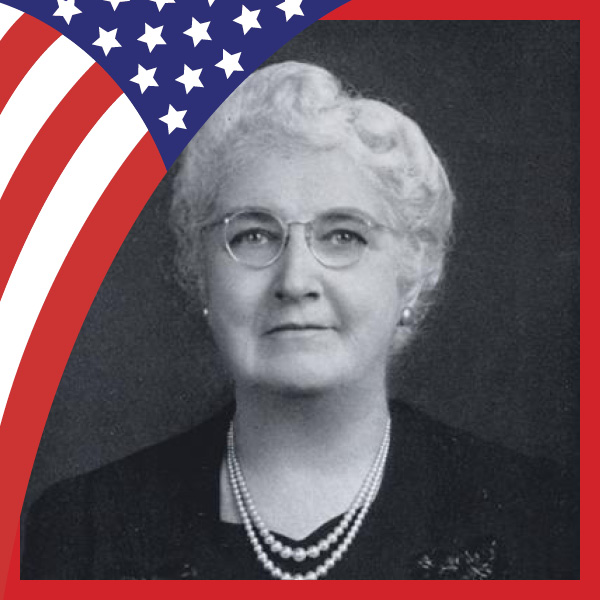 UMB Celebrates America at 250 with U.S. flag and photo of Bessie Olive Cole