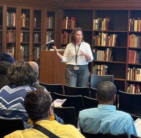 Diane Martin Presenting at the Event    