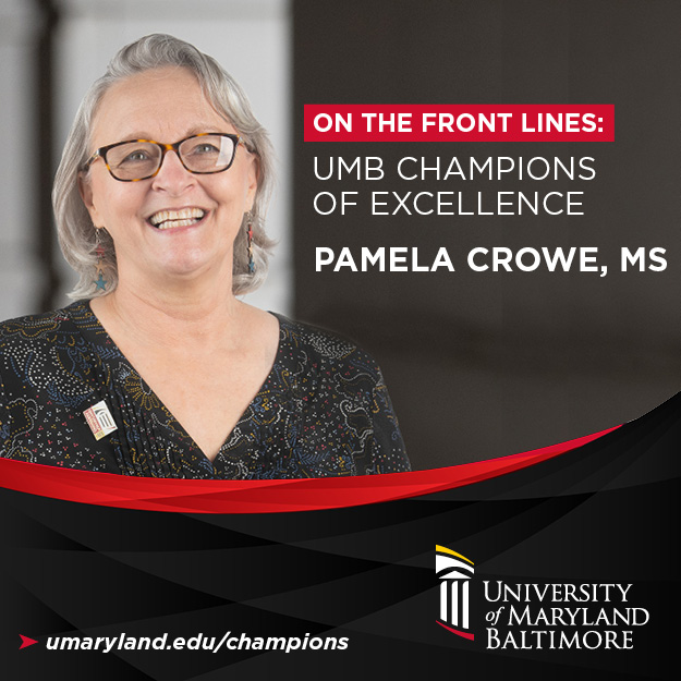 Pamela Crowe, UMB Champion of Excellence