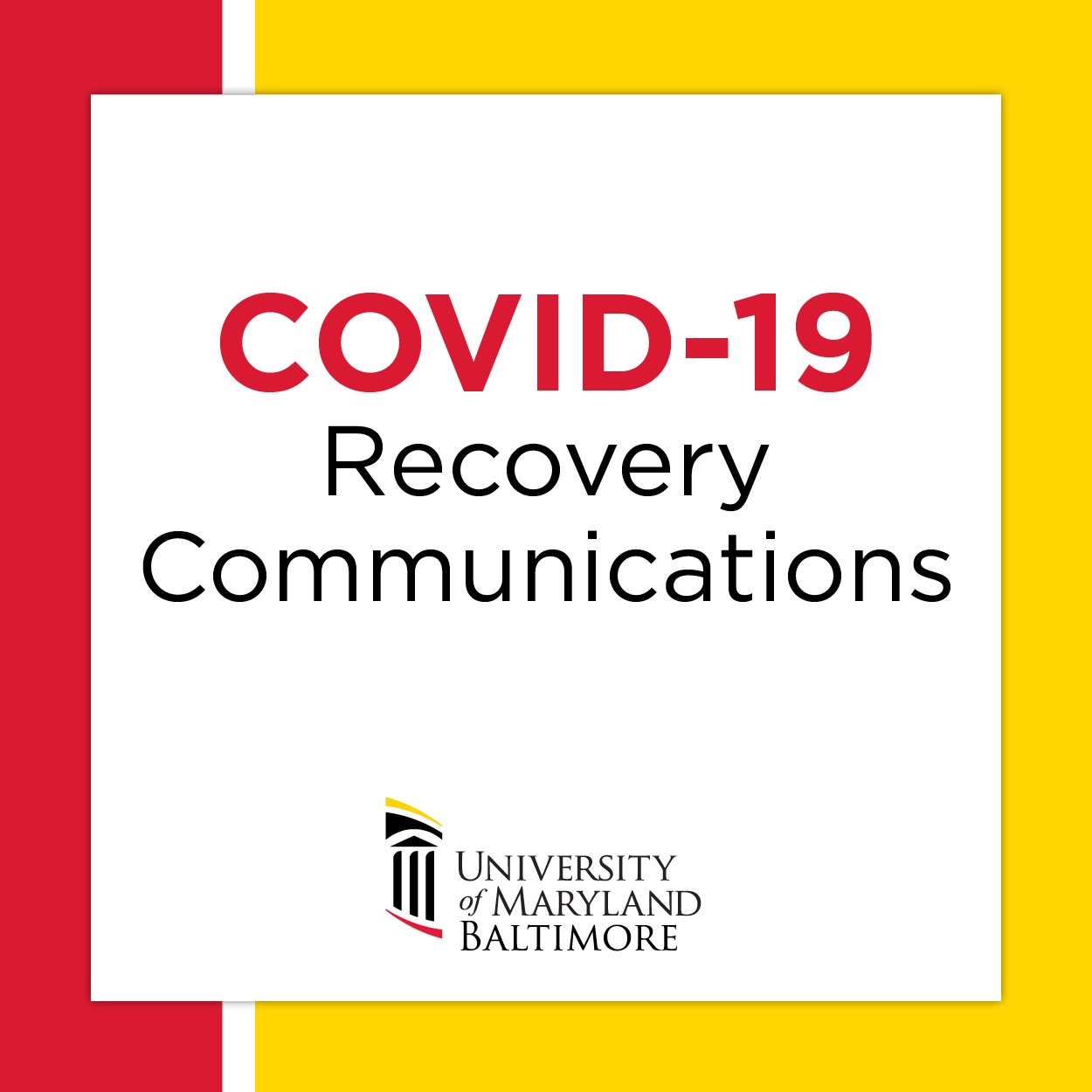 COVID recovery communications