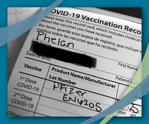 Mary Phelan vaccine card