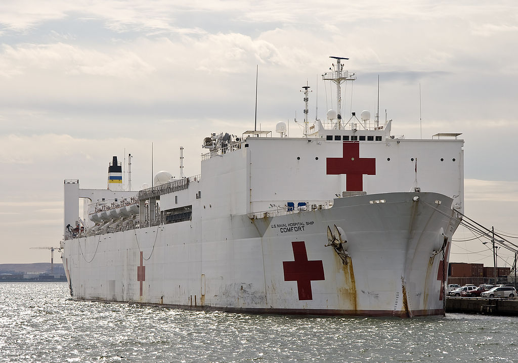 Hospital ship USNS Comfort